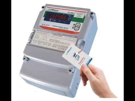 SMART CARD OPERATED PREPAID ENERGY METER WITH 